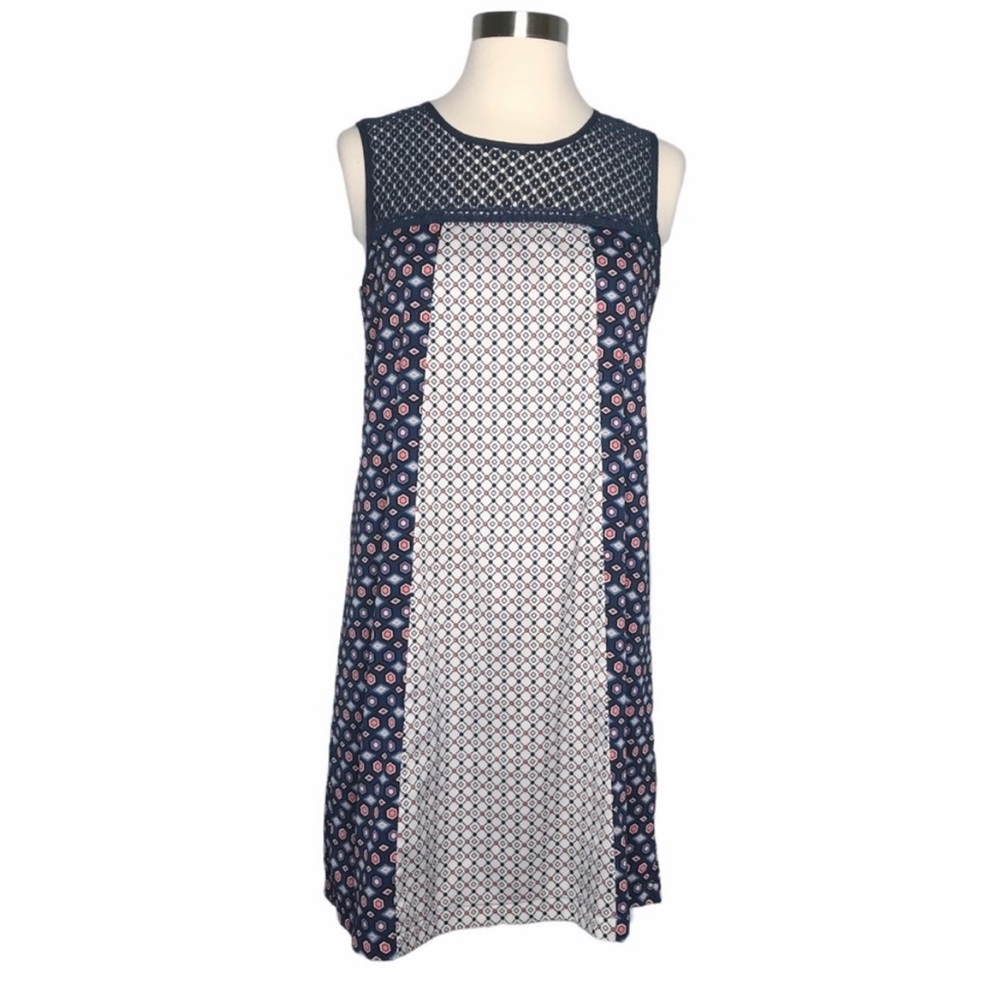 XHILARATION Crochet Top Shift Dress Size L